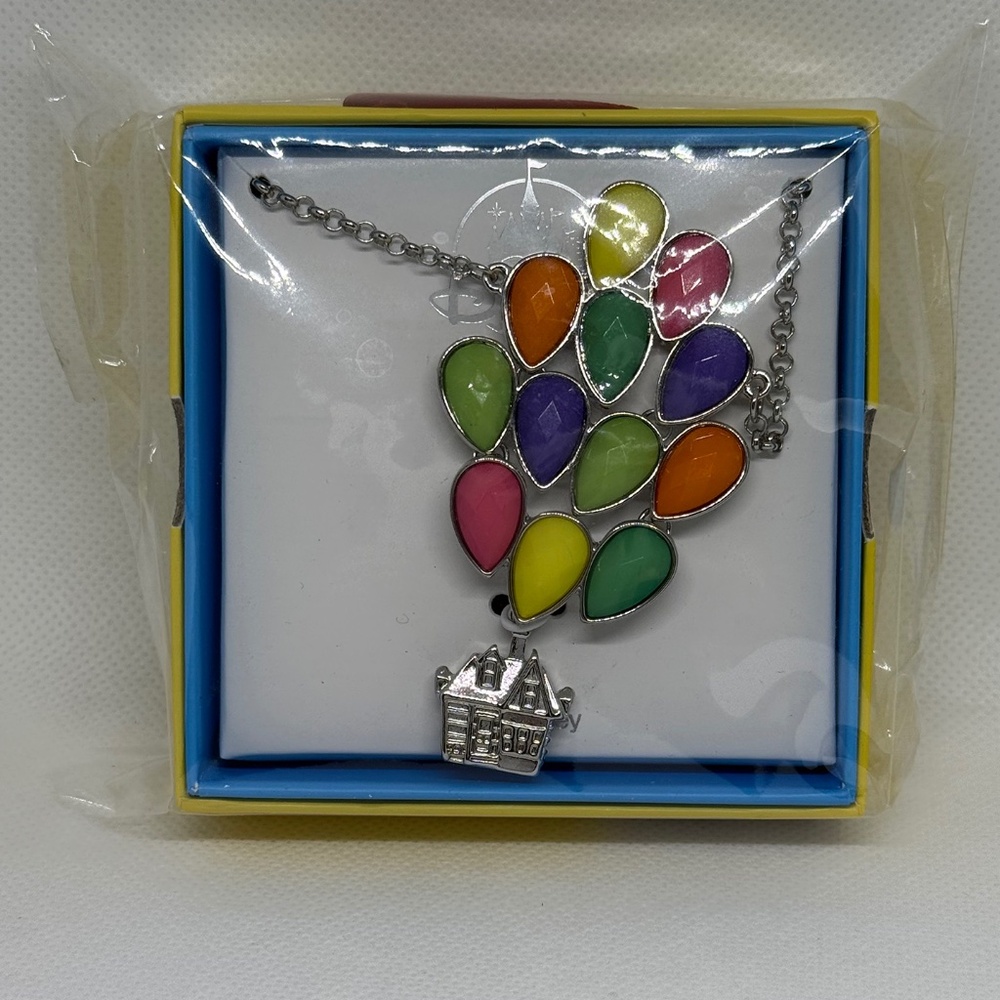 Disney Parks Collection Pixar Up House Necklace Pendant